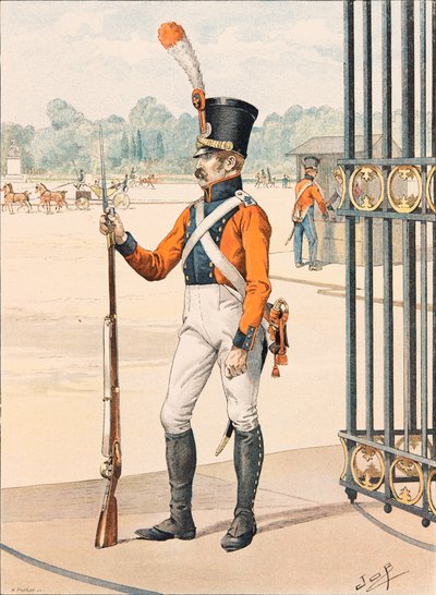 Uniforme de las tropas francesas en todos los tiempos: Granadero de Francia, Colección Privada de pseudonym for Onfray de Breville Jacques Job
