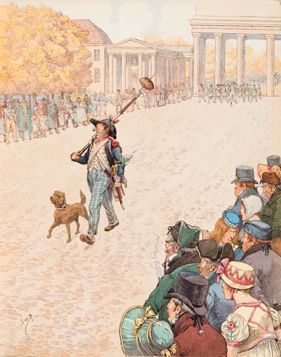 La entrada a Berlín (las tropas de Napoleón I entraron victoriosas en Berlín en 1806) de pseudonym for Onfray de Breville Jacques Job
