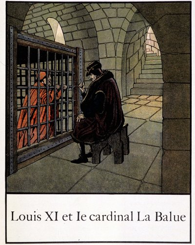 Luis XI y el Cardenal La Balue - en 