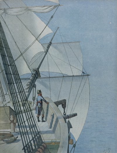 Napoleón regresando de la campaña de Egipto de pseudonym for Onfray de Breville Jacques Job