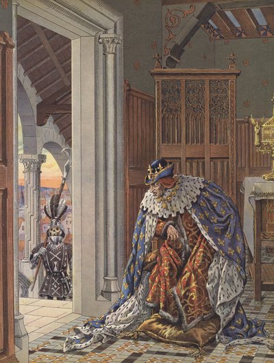 El anciano rey Luis XI de Francia temiendo la muerte de pseudonym for Onfray de Breville Jacques Job