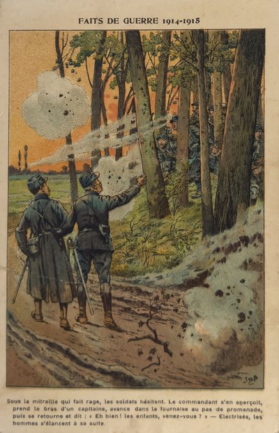 WW1: Oficiales heroicos (ilustración) de pseudonym for Onfray de Breville Jacques Job
