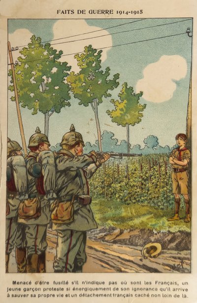 WW1: Juventud heroica (ilustración) de pseudonym for Onfray de Breville Jacques Job