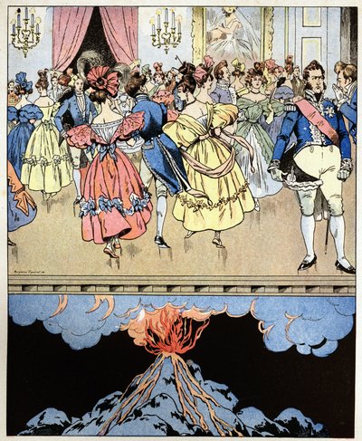 Bailamos sobre un volcán. Palabras del Conde Narcisse Achille de Salvandy (1795-1856) prediciendo la revolución de los tres gloriosos a Luis Felipe I Duque de Orleans (Louis-Philippe) de pseudonym for Onfray de Breville Jacques Job