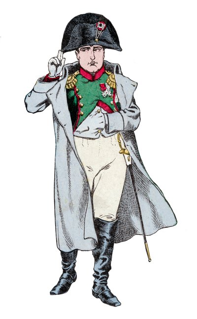 Retrato de Napoleón Bonaparte - litografía de Job (Jacques Onfroy de Breville) de 