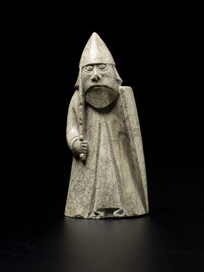 Pieza de ajedrez de Lewis - Guardián de school Scandinavian