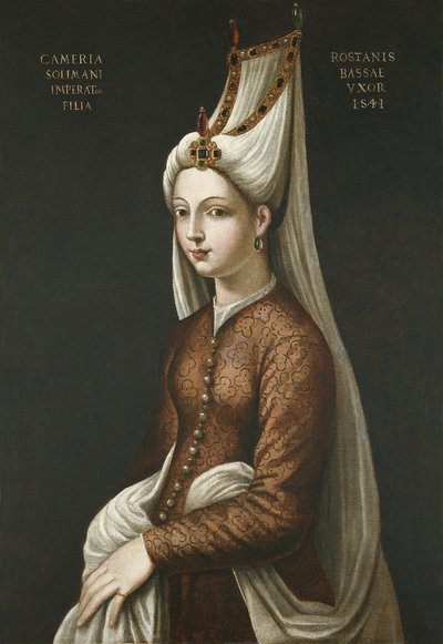 Princesa Mihrimah Sultan 1522-1578, Hija del Emperador Suleiman I, Segunda mitad del siglo XVI de second half 16th cen. Italian