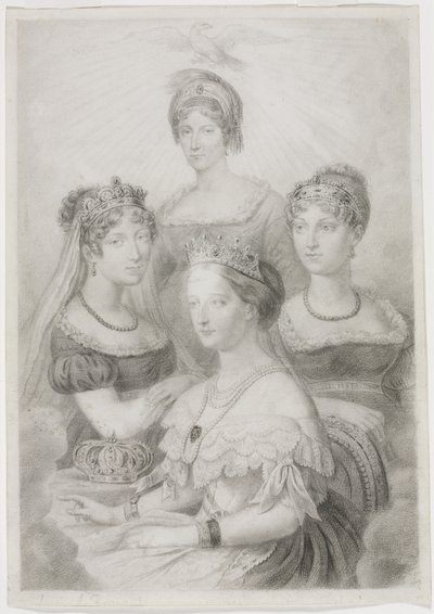 mujeres bonaparte de studio of A. W. A. Plâté Studio (Ceylonese)