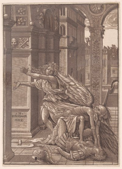 Amantes sorprendidos por la muerte de the Elder Hans Burgkmair