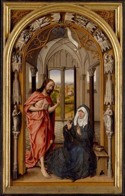 Cristo apareciendo a su madre, ca. 1496 de the Elder Juan de Flandes