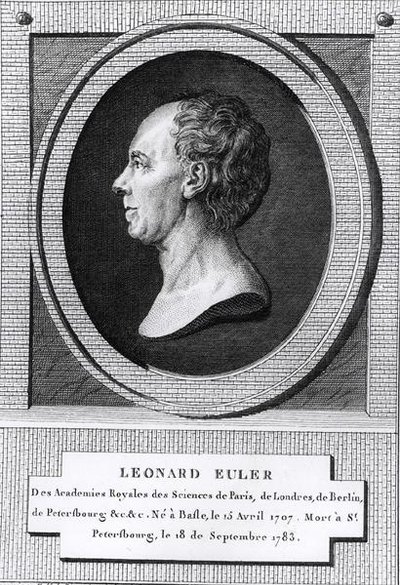 Retrato de Leonard Euler de the Younger Dupin