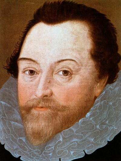 Sir Francis Drake, marinero inglés, 1591 siglo XIX de the Younger Marcus Gheeraerts