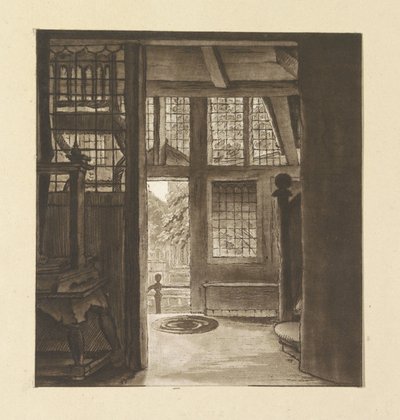 Interior de la casa de Rembrandt de weduwe Dietrich