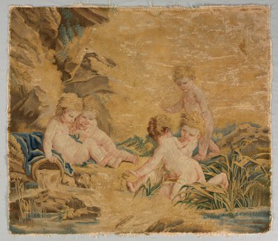 Niños jugando: El baño de workshop of Charron