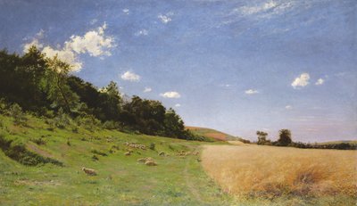 Borde de los bosques en las afueras de Eu, 1883 de Adolphe Gustave Binet