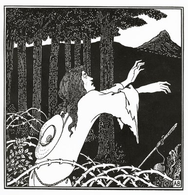 El regreso de Tannhauser al Venusberg, de &39;La historia de Venus y Tannhauser&39;, 1895 de Aubrey Beardsley