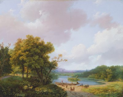 Paisaje rural, siglo XIX de Barend Cornelis Koekkoek