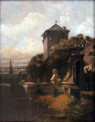 Centinela en las murallas de Carl Spitzweg