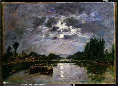 El efecto de la luna, 1891 de Eugene Louis Boudin