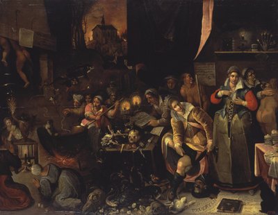 La cocina de las brujas, 1606 Frans Francken the Younger