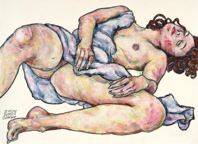 Desnuda recostada, mujer romana | Gunter Langer