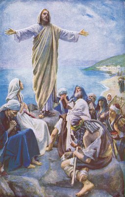 Ven a mí, ilustración de Harold Copping Pictures: The Crown Series, c.1920s de Harold Copping