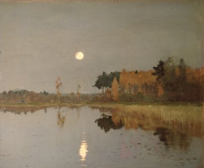 La luna crepuscular, 1899 de Isaak Ilyich Levitan