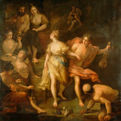 Orfeo y Eurídice, c.1709 de Jean Raoux