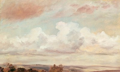 Nubes de cúmulo sobre un paisaje, 1822 de John Constable