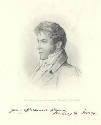 Retrato De Washington Irving De John Vanderlyn