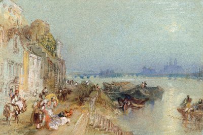 Andernach, 1817 (wc con pluma y tinta negra sobre papel tejido) de Joseph Mallord William Turner