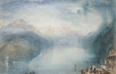 Lago de Lucerna: La bahía de Uri de Joseph Mallord William Turner