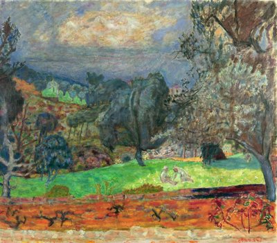 Paisaje con puesta de sol, 1927 de Pierre Bonnard