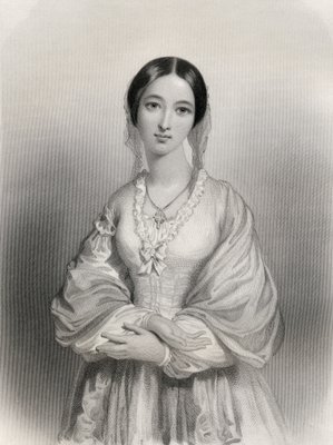Ilustración de Florence Nightingale (1820-1910) de &39;World Noted Women&39; por Mary Cowden Clarke, 1858 de Pierre Gustave Eugene Staal