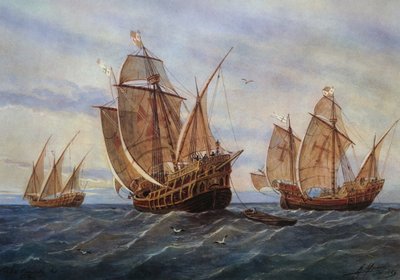  Las tres carabelas de Cristóbal Colón