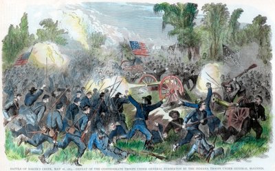 Batalla de Bakers Creek, Mississippi, Guerra Civil...