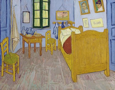 El dormitorio de Van Gogh en Arles, 1889 de Vincent van Gogh