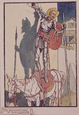 Don Quijote de &39;Don Quijote de la Mancha&39; de Cervantes (dibujo lineal) Don Quijote de &39;Don Quijote de la Mancha&39; de Cervantes (dibujo lineal)