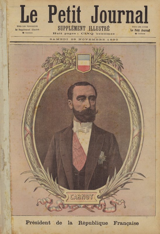 Marie Francois Sadi Carnot, Presidente de la República Francesa de French School