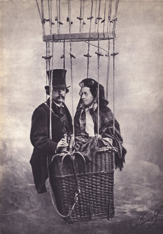 Nadar, fotógrafo y aeronauta francés (foto b/n) de (1820 1910) (after) Nadar