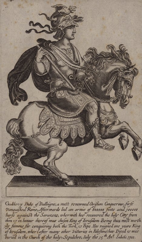 Godofredo de Bouillon, caballero francés, cruzado y Rey de Jerusalén de (after) English School
