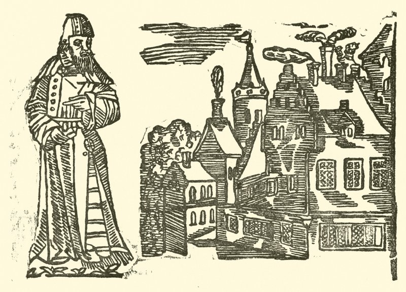 Ilustración para The Roxburghe Ballads (xilografía) de (after) English School