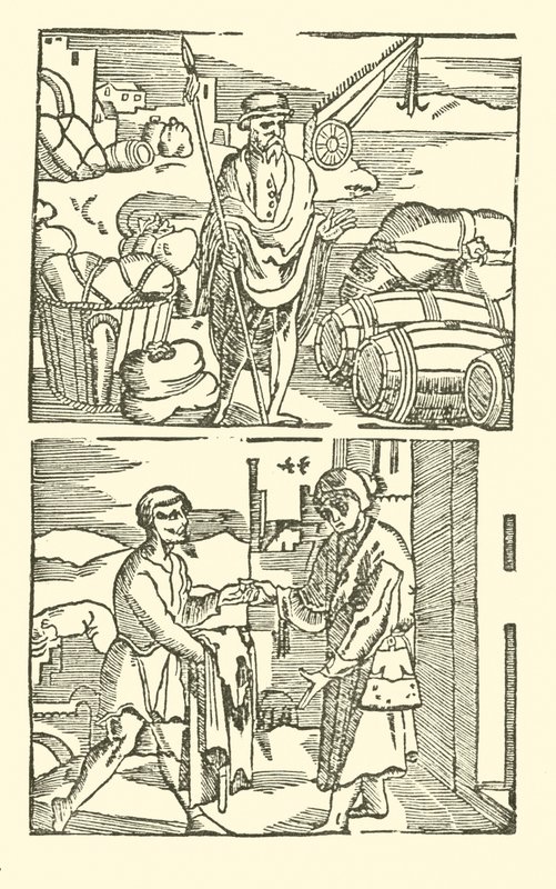 Ilustración para The Roxburghe Ballads de (after) English School