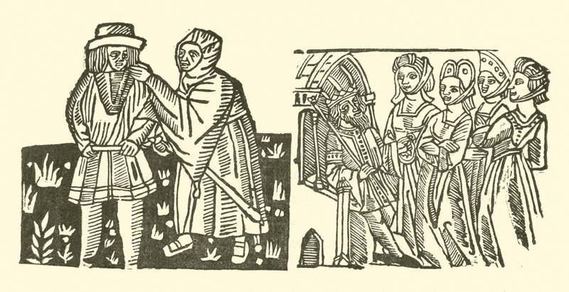 Ilustración para The Roxburghe Ballads de (after) English School
