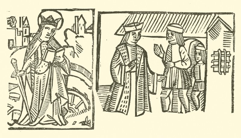 Ilustración para The Roxburghe Ballads de (after) English School