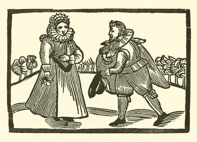 Ilustración para The Roxburghe Ballads de (after) English School