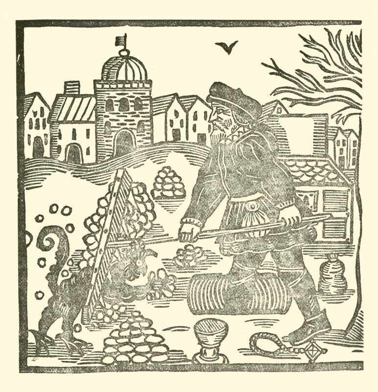 Ilustración para The Roxburghe Ballads de (after) English School