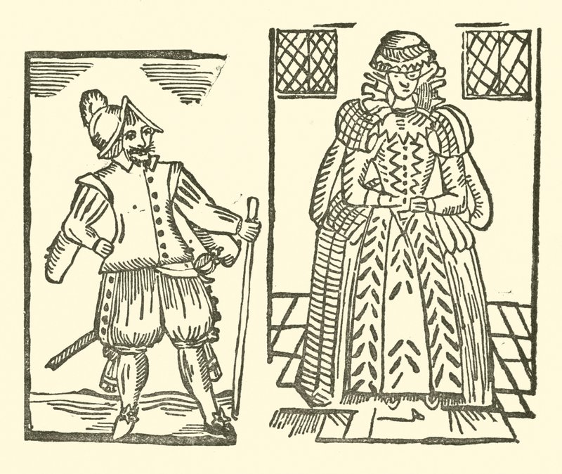 Ilustración para The Roxburghe Ballads de (after) English School