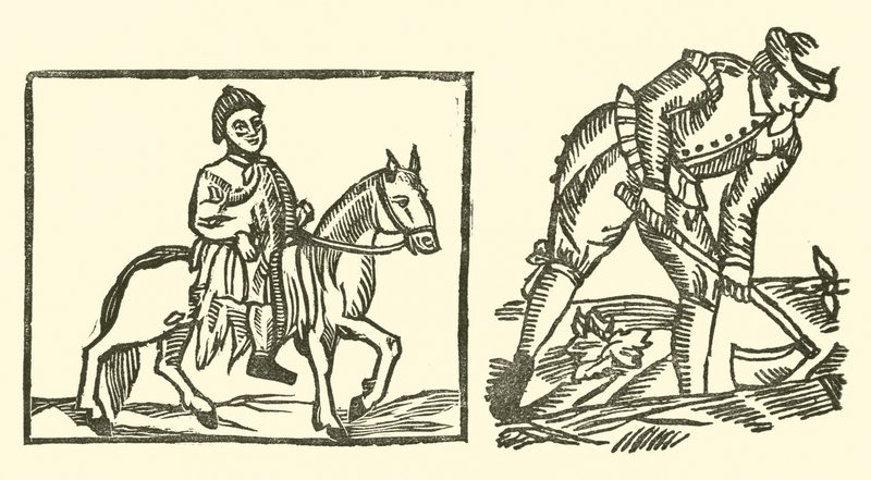 Ilustración para The Roxburghe Ballads de (after) English School