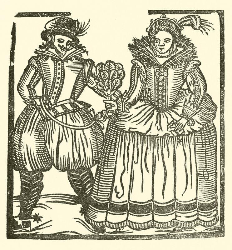 Ilustración para The Roxburghe Ballads de (after) English School